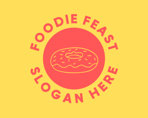 Doughnut Donut Baking logo design