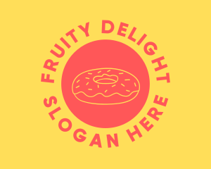 Doughnut Donut Baking logo design