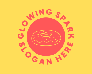 Doughnut Donut Baking logo design