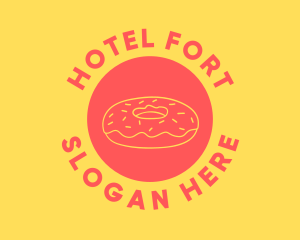 Doughnut Donut Baking logo design