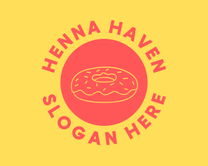 Doughnut Donut Baking logo design