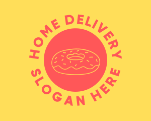 Doughnut Donut Baking logo design