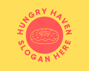 Doughnut Donut Baking logo design