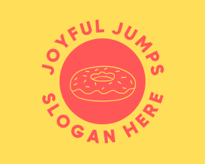 Doughnut Donut Baking logo design