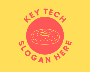 Doughnut Donut Baking logo design