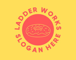 Doughnut Donut Baking logo design