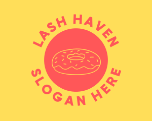 Doughnut Donut Baking logo design