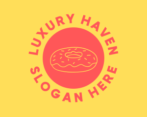 Doughnut Donut Baking logo design