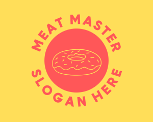 Doughnut Donut Baking logo design