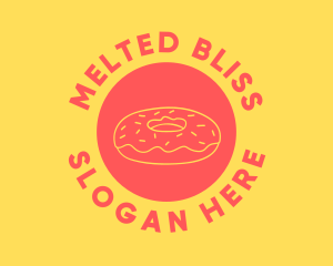 Doughnut Donut Baking logo design