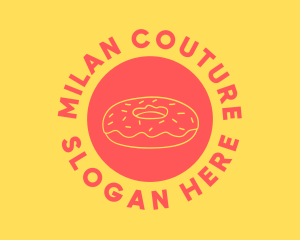 Doughnut Donut Baking logo design