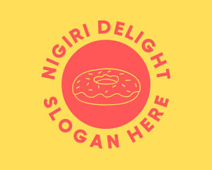 Doughnut Donut Baking logo design