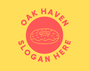 Doughnut Donut Baking logo design