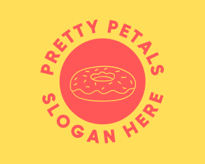 Doughnut Donut Baking logo design