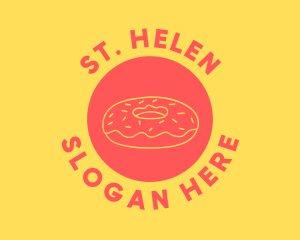 Doughnut Donut Baking logo design