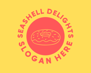 Doughnut Donut Baking logo design