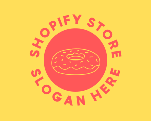 Doughnut Donut Baking logo design