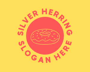 Doughnut Donut Baking logo design