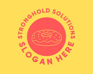 Doughnut Donut Baking logo design