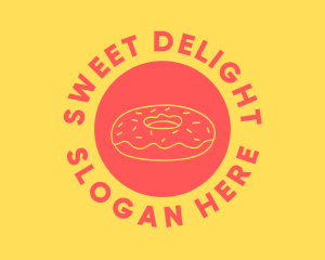 Treat - Doughnut Donut Circle logo design