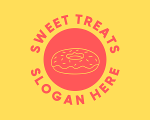 Doughnut Donut Baking logo design