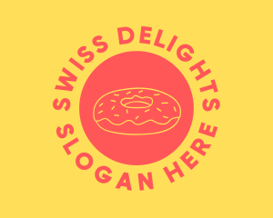 Doughnut Donut Baking logo design