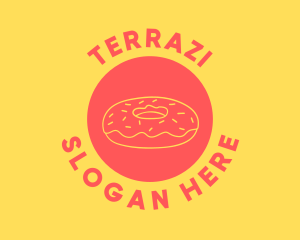 Doughnut Donut Baking logo design