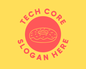 Doughnut Donut Baking logo design