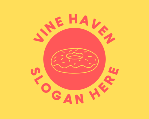 Doughnut Donut Baking logo design