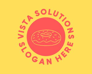 Doughnut Donut Baking logo design