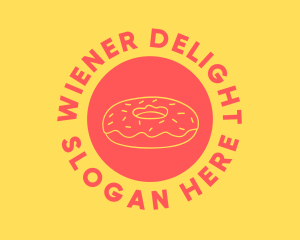 Doughnut Donut Baking logo design