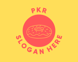 Doughnut Donut Baking logo design