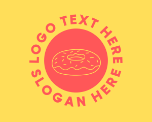 Treat - Doughnut Donut Circle logo design