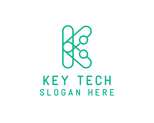 Green Tech K logo design