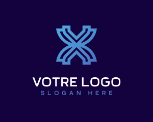 Fabrication - Generic Industrial Letter X logo design