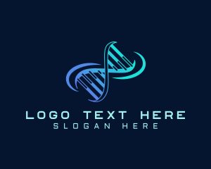 Molecule - DNA Laboratory Facility logo design