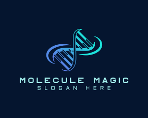 Molecule - DNA Laboratory Facility logo design