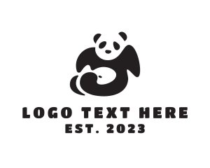 Ngo - Lazy Panda Bear logo design