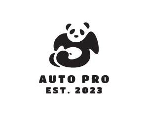 Non Profit - Lazy Panda Bear logo design
