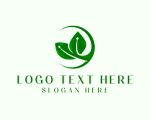 Farming - Biotech Leaf Farming logo design