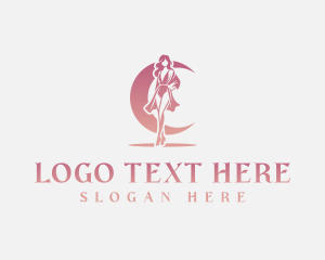 Cosmetology - Woman Stylish Fashion logo design