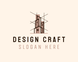 Architecture - Building Architecture Draftsman logo design