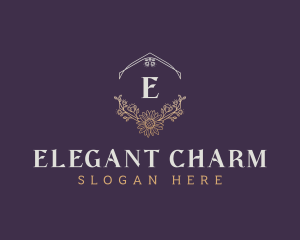 Elegant Boutique Flower logo design