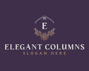 Elegant Boutique Flower logo design