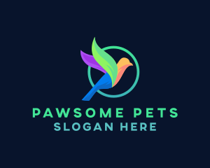 Pets - Creative Sparrow Bird logo design