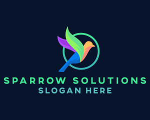 Sparrow - Creative Sparrow Bird logo design