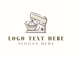 Wooden Spoon - Baking Mixer Patisserie logo design