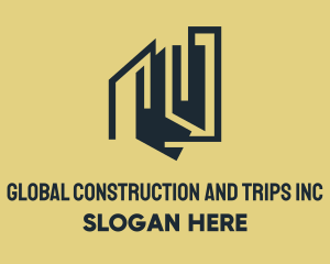 Buildings - City Skyline Contractor logo design