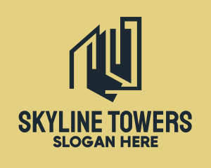 City Skyline Contractor logo design