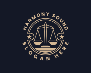 Judicial - Justice Scale Judiciary logo design